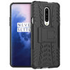 Dual Layer Rugged Tough Case & Stand for OnePlus 7 Pro - Black